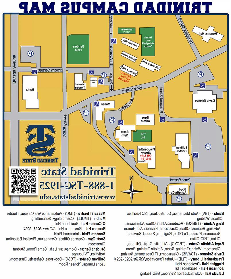 Trinidad Campus map image